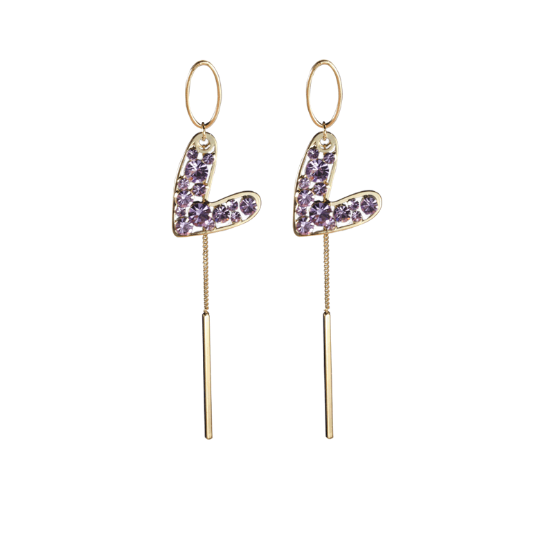 Love handmade diamond earrings
