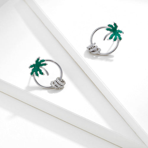 Coconut earrings