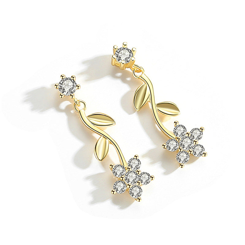 Vintage flower earrings