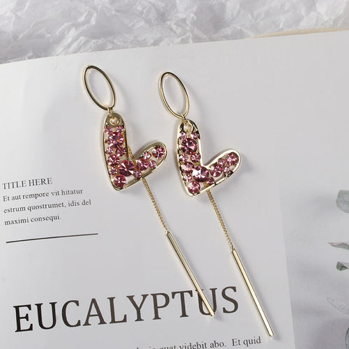 Love handmade diamond earrings