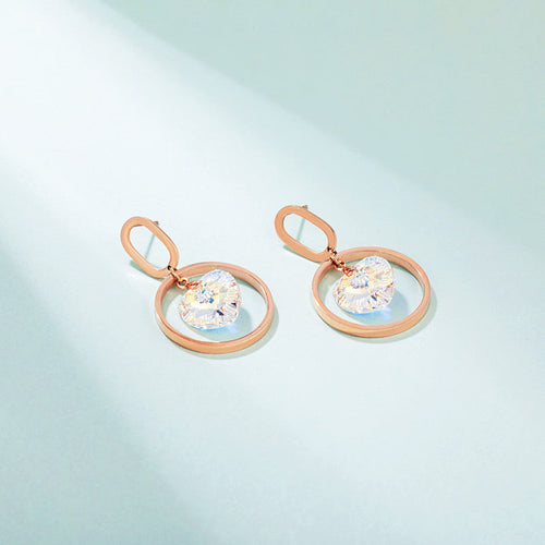 Bright fashion earrings