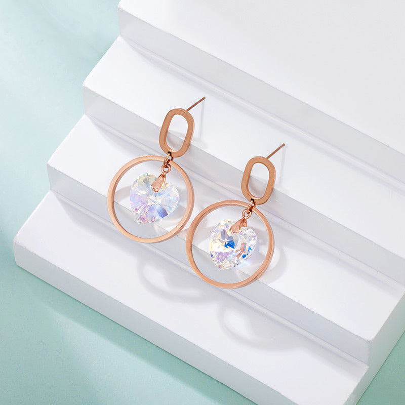 Bright fashion earrings