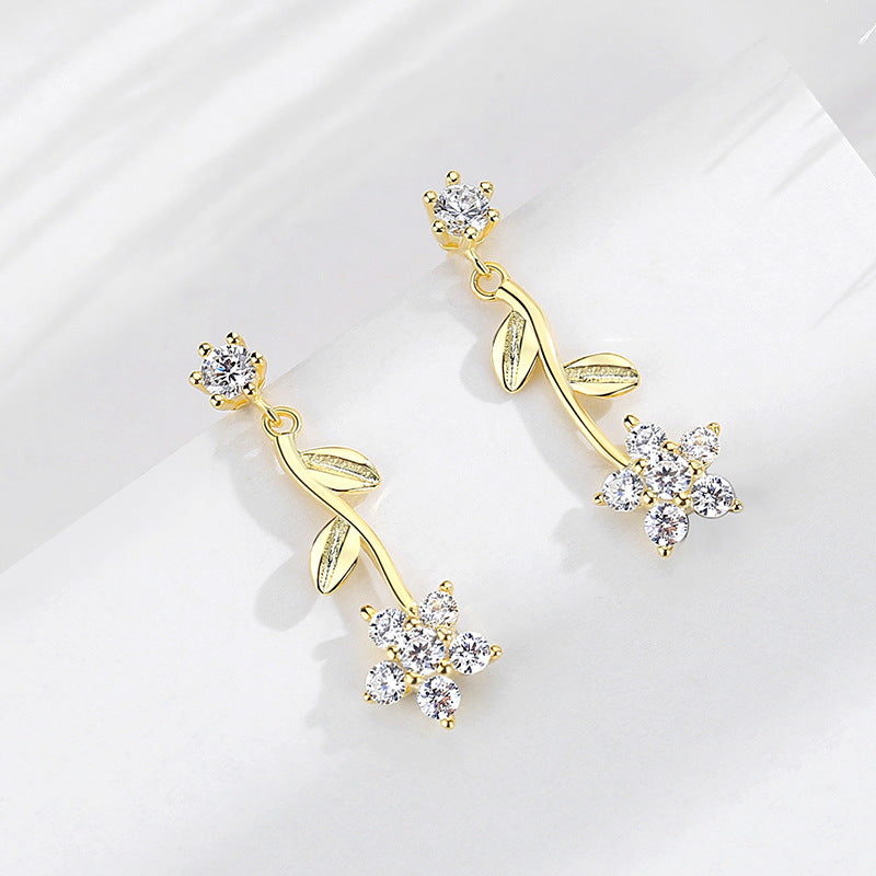 Vintage flower earrings