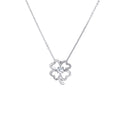 Lucky four-leaf clover necklace