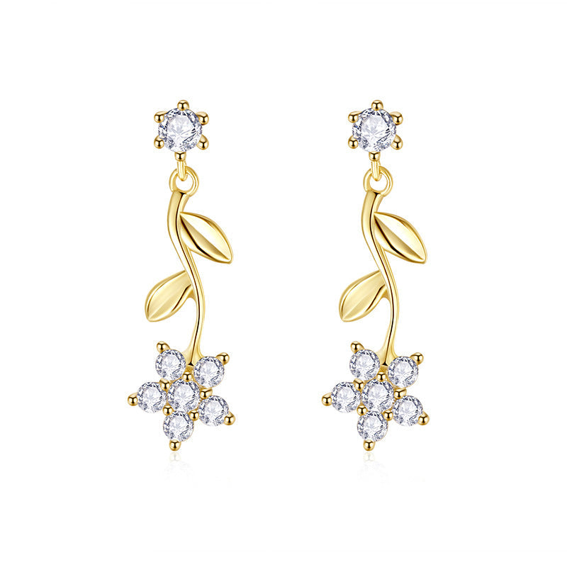 Vintage flower earrings