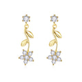 Vintage flower earrings