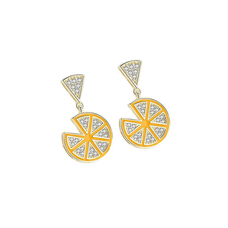 New lemon earrings