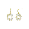 Fashion Hao Shi Ice Flower Earrings