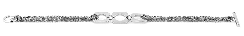 Stainless Steel Squircle Link Chain Bracelet