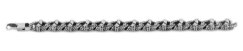 Stainless Steel Reptile Claw Marina Chain Bracelet
