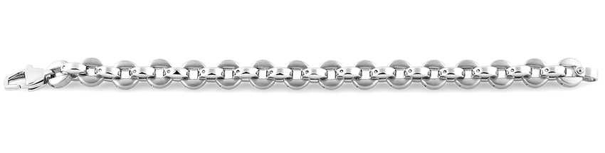 Stainless Steel Round Link Bracelet